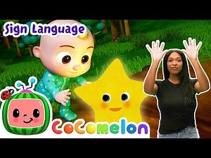 Twinkle Twinkle Little Star 🌟 | Cocomelon Nursery Rhymes | Learn ASL & Baby Sign Language for Kids