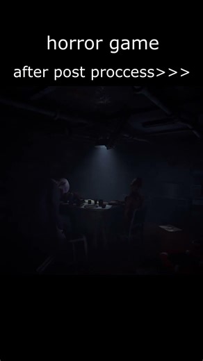 The impact of post-processing on a horror game (Dont Play This on Steam) #horror #devlog #devblog