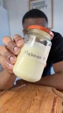 make mayonnaise the easy way #recipe #cooking