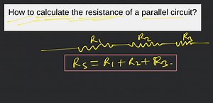 How to calculate the resistance of a parallel circuit?... | Filo