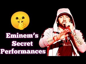 🤫Eminem’s Secret Concert Performances: These 10 Moments Are Legendary❗#eminem
