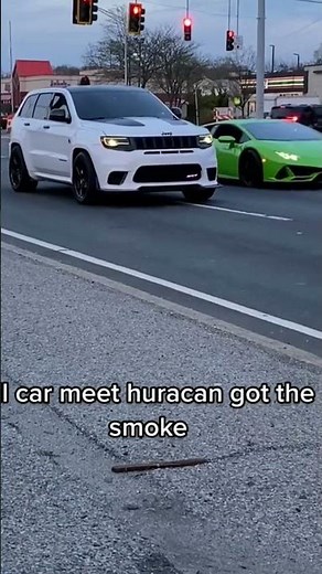 JEEP TRACKHAWK VS LAMBORGHINI HURACAN