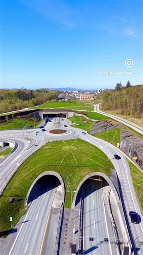Opened in 2019, Eiganestunnelen is Norway's longest urban road tunnel, stretching 3.7 km. #road