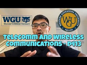 Telecomm and Wireless Communications D413 at WGU in 2026/2027