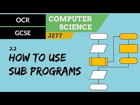 72. OCR GCSE (J277) 2.2 How to use sub programs