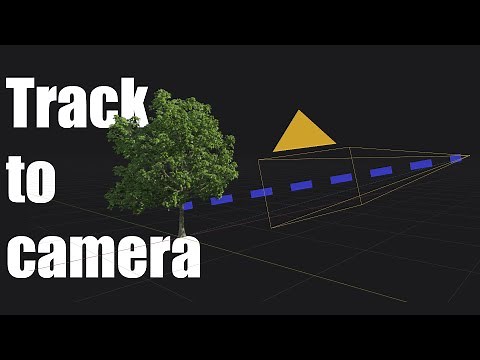 Tracking object to camera || Blender 3.0