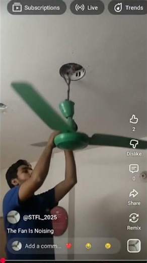 Green National Fan Replacing