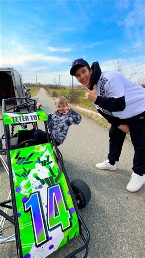 Surprising TWIN BRO with MINI SUPERCAR!!