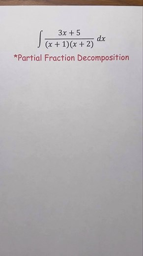 Partial Fraction Decomposition! | Mathkid Anthony