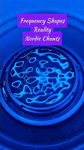Ancient Nordic Chants Create STUNNING Sacred Geometry in Water! 🌊 Viking Galdr Cymatics