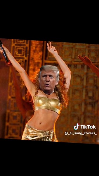I'm sorry... #ai #aiart #aicoversongs #shakira #trump