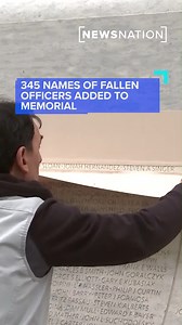 The National Law Enforcement Officers Memorial in Washington, D.C., added 345 new names engraved to the already existing 24,067. The memorial honors law enforcement officers who have died in the line of duty. | NewsNation