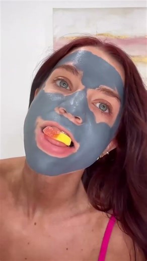 The cleanest clay mask application #claymask #detoxmask #claymaskstick #valcanomask #skincare
