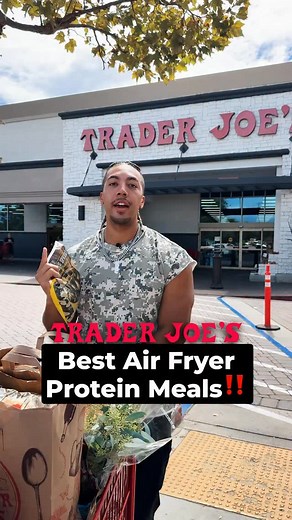 111K views · 1.4K reactions | If you have an air fryer… but don’t use it, these are the best macro-friendly meals from Trader Joe’s #traderjoes #airfry #airfryer #protein #highprotein #macrofriendly #fitness #fitnesstips #nutrition #mealprep #grocery #grocerystore #abs #loseweight #weightloss | Trent Harrison | Facebook