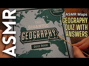 60 Geography Quiz Questions to help you sleep 😴💤 [ASMR]