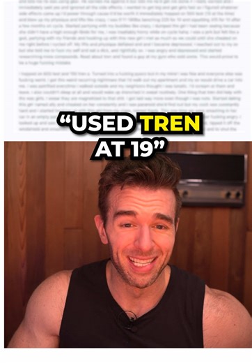 Working through my endless browser tabs, and came across several wild Tren tales I’ve never read. Figured I’d go through one live and record it. “Used Tren At 19 And Became An Angry Cheating Psycho” - Live now on YT