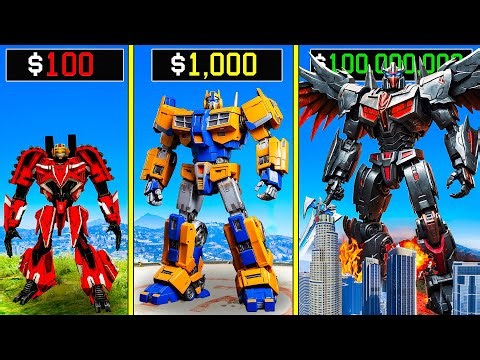 $100 to $100,000,000 upgrade to GOD TRANSFORMERS! GTA 5