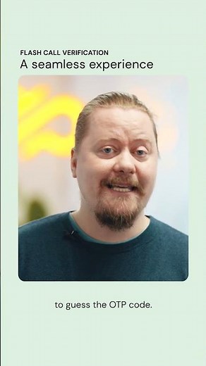 Flash call verification – a seamless experience