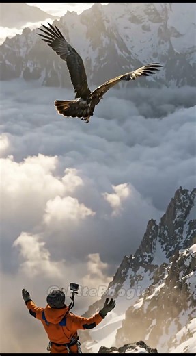 We Put a GoPro on an Eagle… It Found a Secret Temple #shorts #wildlife #youtubeshorts