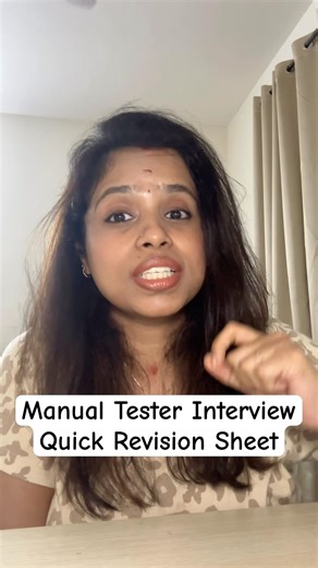 Quickly revise for your upcoming Manual Testing Interview with this single infographic ⬇️