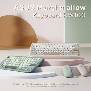 38 reactions · 4 comments |  Introducing the ASUS Marshmallow Keyboard KW100!  Compact, wireless, and versatile! ✨ Compatible with Windows, ChromeOS, MacOS, iOS, and iPadOS.  Upgrade your typing experience today!  https://asus.click/edu23_fb #ASUS #MarshmallowKeyboard #EffortlessTyping | ASUS | Facebook