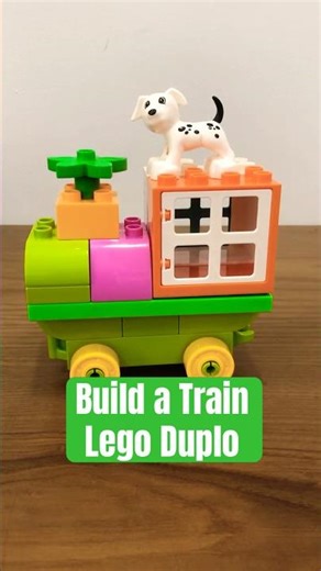 How to build a train lego duplo. #legoduplo #builder #legotrain #minecraft #train #bricks #blocks