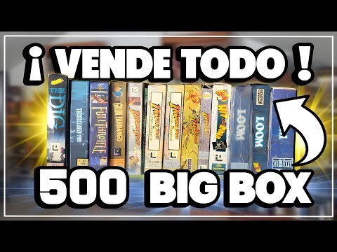 Selling their 500-game PC game collection in a Big Box! 😱