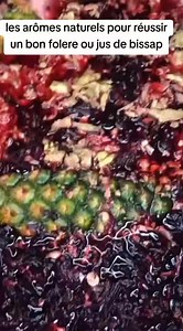 🛑VOICI LES ARÔMES NATURELS QUE J'UTILISE POUR RÉUSSIR PARFAITEMENT MON FOLÉRÉ 🌺 Les arômes naturels indispensables pour un foléré savoureux La menthe fraîche 🌿 Apporte une note rafraîchissante et parfumée. S’harmonise parfaitement avec l’acidité de l’hibiscus. Le gingembre 🫚 Donne du piquant et une chaleur subtile. Utilisé frais râpé ou en infusion légère. La vanille 🌼 Douce et parfumée, elle adoucit l’acidité de la fleur d’hibiscus. On peut utiliser une gousse fendue ou de l’extrait nature