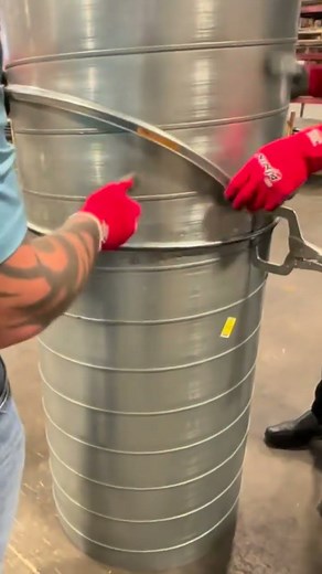 First timers at Ductmate School installing Spiralmate on Spiral Duct sections