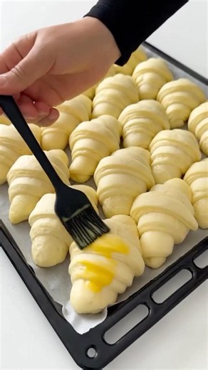 Homemade flaky croissants #cookingrecipe #homemadereceipe #recipe #food #homecuisine