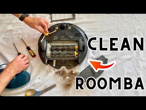 How to Clean iRobot Roomba and fix Brush error
