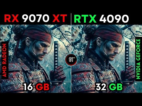 RX 9070 XT VS RTX 5090 TEST IN 20 GAMES - 1080P - 1440P - 2160P