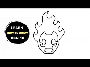 Ben 10 Alien How To Draw Heatblast | Easiest Way To Draw Ben 10
