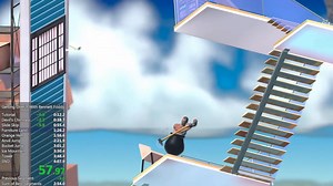 三分半通关，一起攻克难关Getting Over It掘地求升 玩个锤子 罐装天才 抡锤子 速通 又疯一个