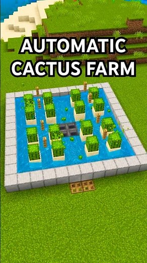 EASY WORKING AUTOMATIC CACTUS XP FARM v26.3 In Minecraft Bedrock!