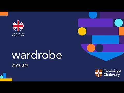 How to pronounce wardrobe | British English and American English pronunciation