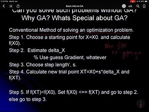GA lecture 1: Introduction to GA and Optimization Problem