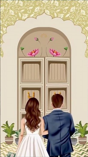 Stunning Indian Wedding Invitation Video Design | #IndianWedding #DigitalInvite #ShaadiInvitation