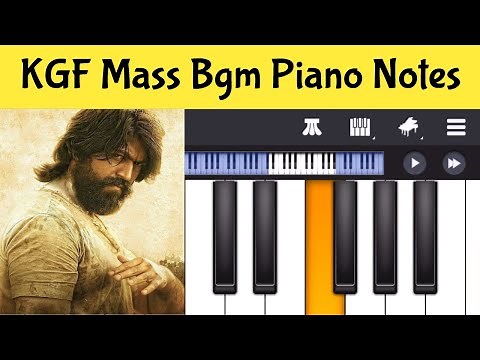 KGF Mass Bgm Piano Notes | Tamil Songs Piano Notes