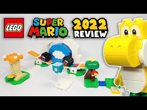 LEGO Super Mario Fuzzy Flippers and Yellow Yoshi's Fruit Tree Promo 2022 Sets Review