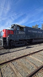 Southern Pacific 3100: General Electric U25B. Polar Express Train ride at the Southern California Railway Museum. #socalrailway #trains #museum #public #steamlocomotive #railway #train #trainmuseum #locomotive #streetcar | John’s Tales From The Rails