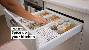 10K views · 157 reactions | What’s a kitchen without its endless variety of magical ingredients? However, it can get tricky when you can't find the right spices to bring out your favourite flavours. Here are some simple tips that can make it easy and fun with IKEA 101. Find these and more storage solutions here: https://bit.ly/3oRSeKO #IKEA101 | IKEA | Facebook