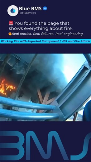 Blue BMS - Fire security B2B on Instagram: "Scenes like this hit different. When firefighters push into a structure under extreme heat, zero visibility, and a reported entrapment, every second counts. Here’s the truth: Detection and suppression aren’t optional. They’re the frontline tech that defines whether crews walk into chaos… or into a controlled environment. Blue BMS steps exactly into that gap — delivering certified fire detection, gas detection, and suppression solutions built for enviro