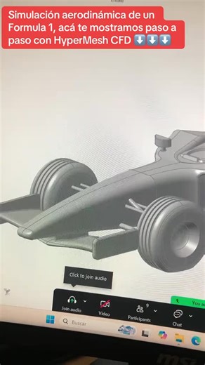 Simulación aerodinámica de un formula 1, aca te mostramos paso a paso con HyperMesh CFD ⬇️⬇️⬇️ #ingenieriaavanzada #simulacion #siemens #fem #ai | Ingeniería Avanzada Ecuador