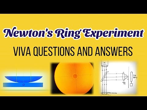 Newton's ring experiment viva questions and answers (short video)