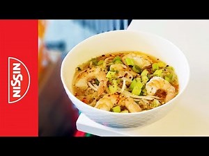 Nissin Top Ramen Shrimp Flavor Bowl - Instant Noodle Recipe Time - EP 422