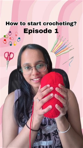 How to Start Crocheting?🧶 | 4 Things You Need #crochet #crochetforbeginners #crochettutorial #viral