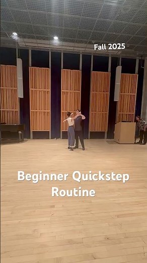 Beginner Standard Lesson Fall 2025 -- Quickstep