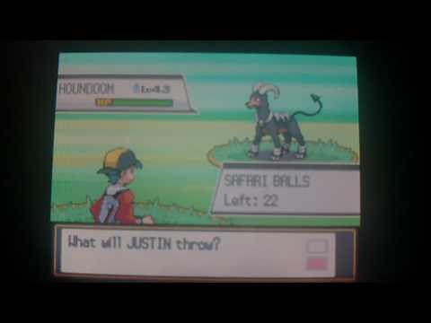 How to Catch Houndoom - Pokemon Heart Gold and Soul Silver