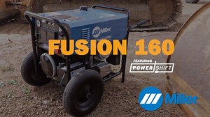 34K views · 483 reactions | The NEW Fusion 160 welder/generator goes where the work is with less effort. At 222 pounds, the Fusion 160 weighs up to 25 percent less than other machines. | Miller Welders | Facebook